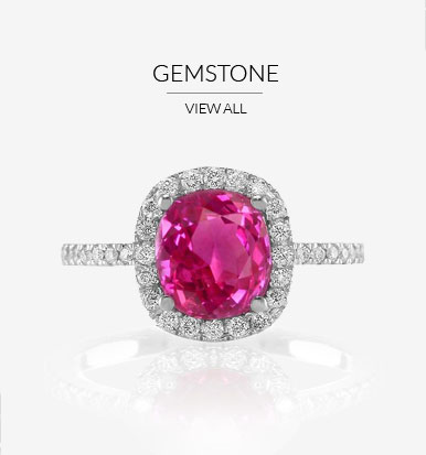 gemstone engagement ring