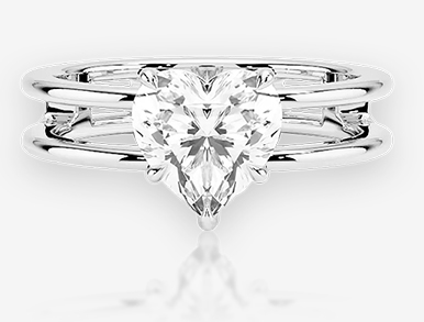 Heart Diamond Ring